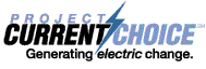 Logo: Project Currrent Choice: Generating electric change.