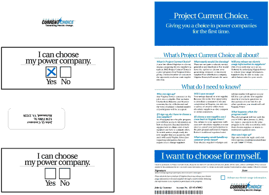 Powerpoint slide (mailer)